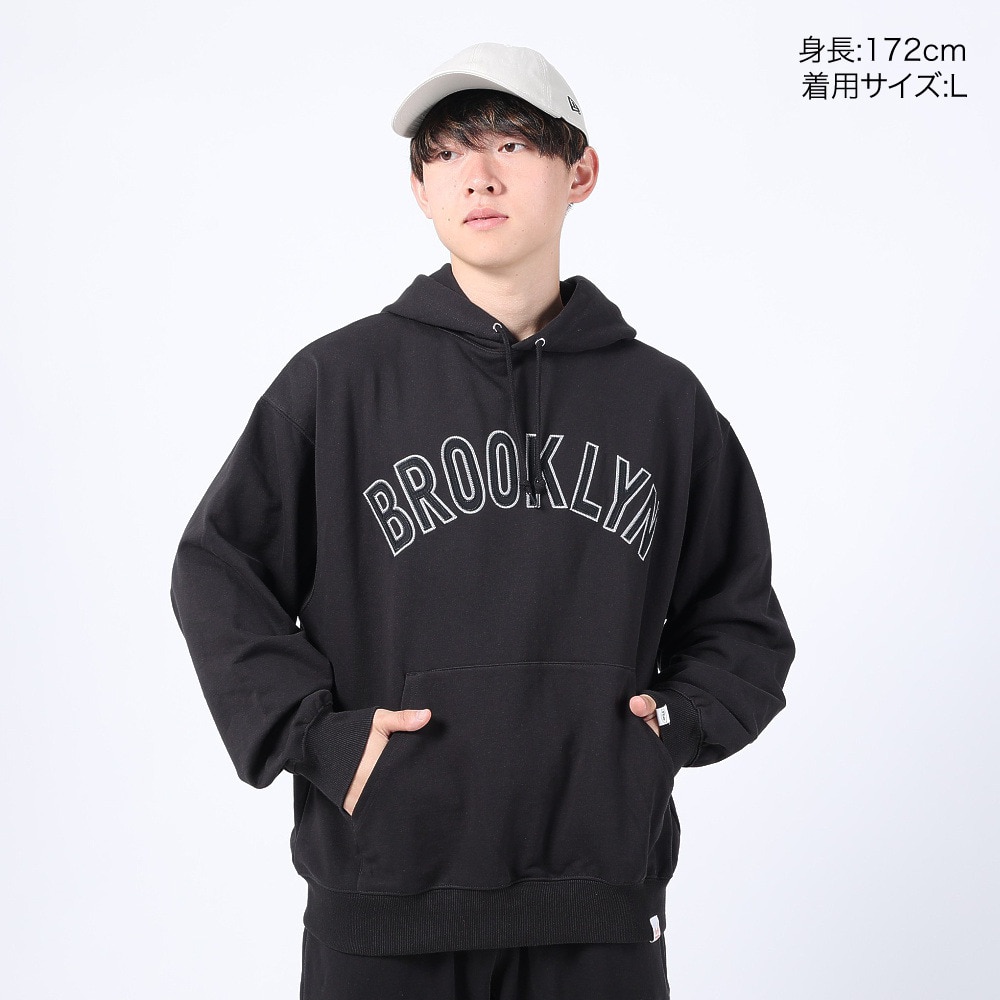 ヤックパック（YAK PAK）（メンズ）パーカー メンズ BKLN ワッペンプルパーカー 3710002-01 BLK