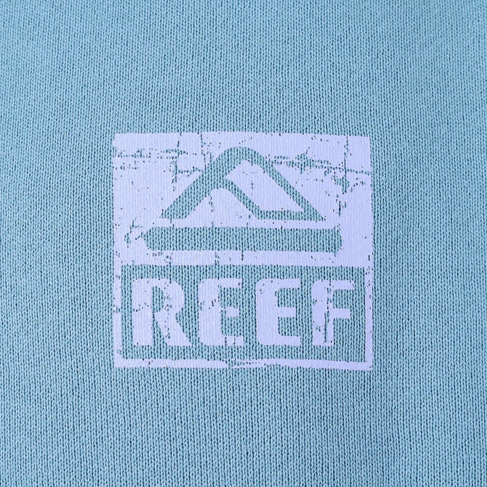 リーフ（REEF）（メンズ）スクエアロゴ フーディー RFPKM2301-B.GRY