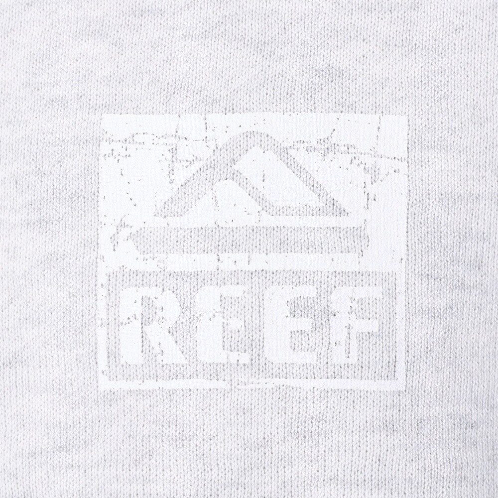 リーフ（REEF）（メンズ）スクエアロゴ フーディー RFPKM2301-H.GRY