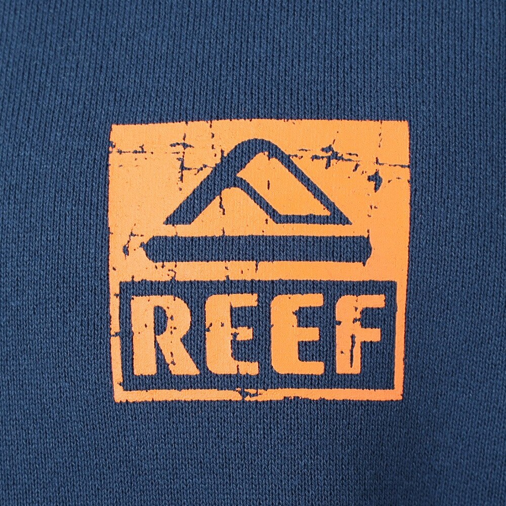 リーフ（REEF）（メンズ）スクエアロゴ フーディー RFPKM2301-NAV