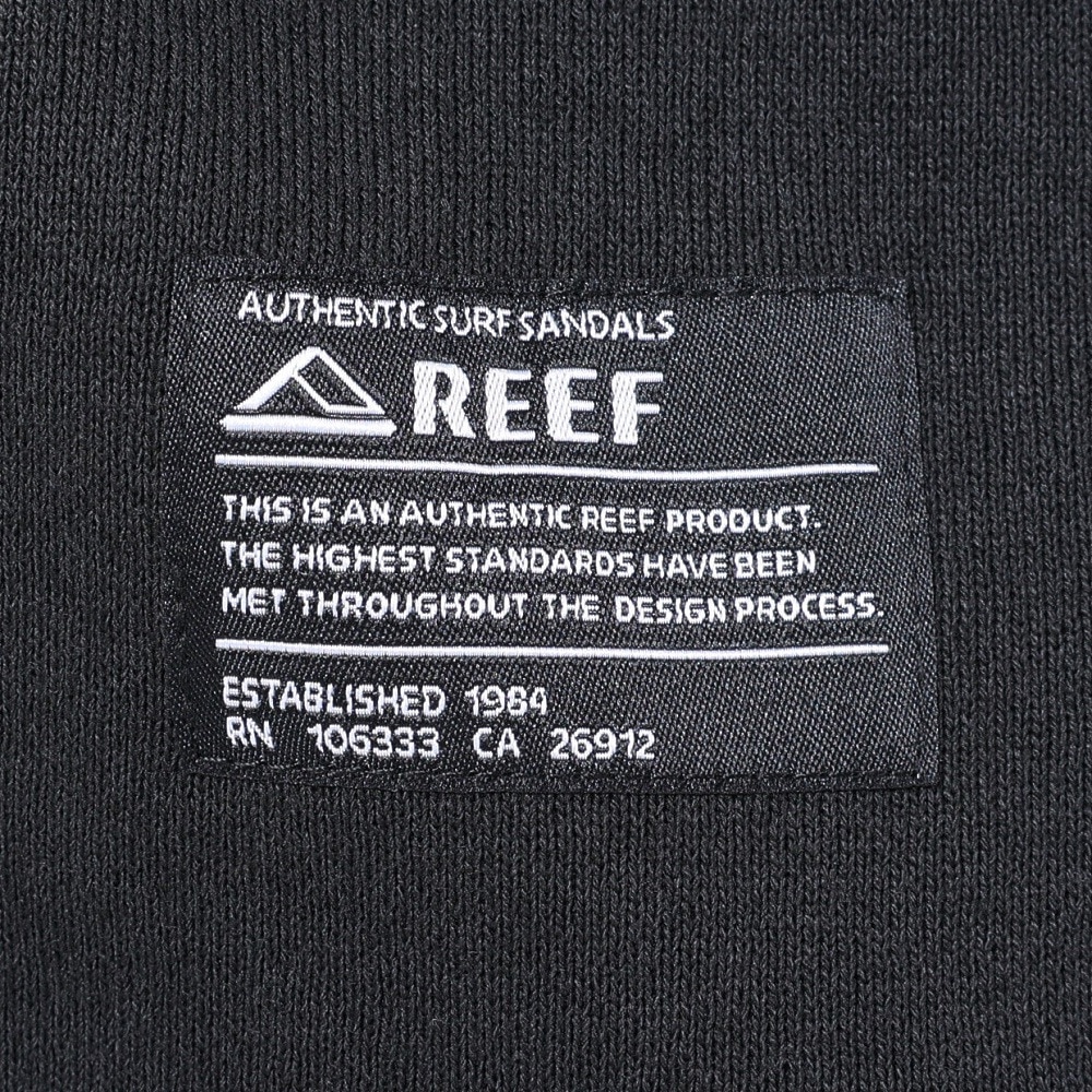 リーフ（REEF）（メンズ）ハーフジップ スウェットフーディー RFPKM2303-BLK