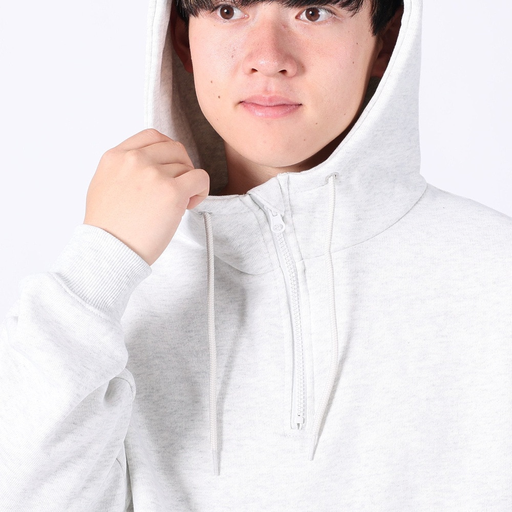 リーフ（REEF）（メンズ）ハーフジップ スウェットフーディー RFPKM2303-H.GRY