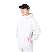 (メンズ)ハーフジップ スウェットフーディー RFPKM2303-H.GRY