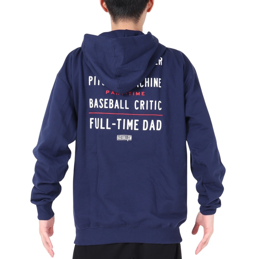 ベースボールイズム（BASEBALLISM）（メンズ）Full-Time Dad スタンダード フーディー OT0623FW0005