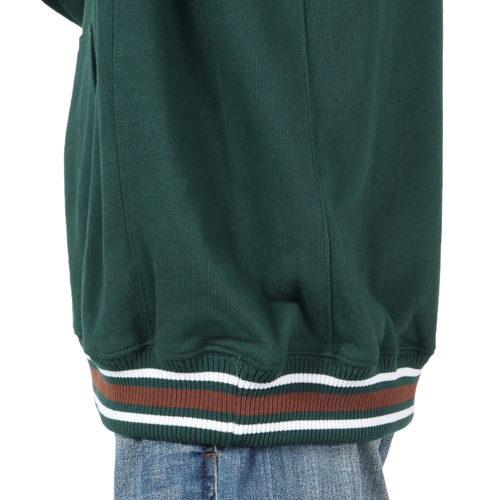 エクストララージ（XLARGE）（メンズ）STRIPED RIB スウェットフーディー 101234012006-GREEN