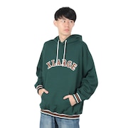 エクストララージ（XLARGE）（メンズ）STRIPED RIB スウェットフーディー 101234012006-GREEN