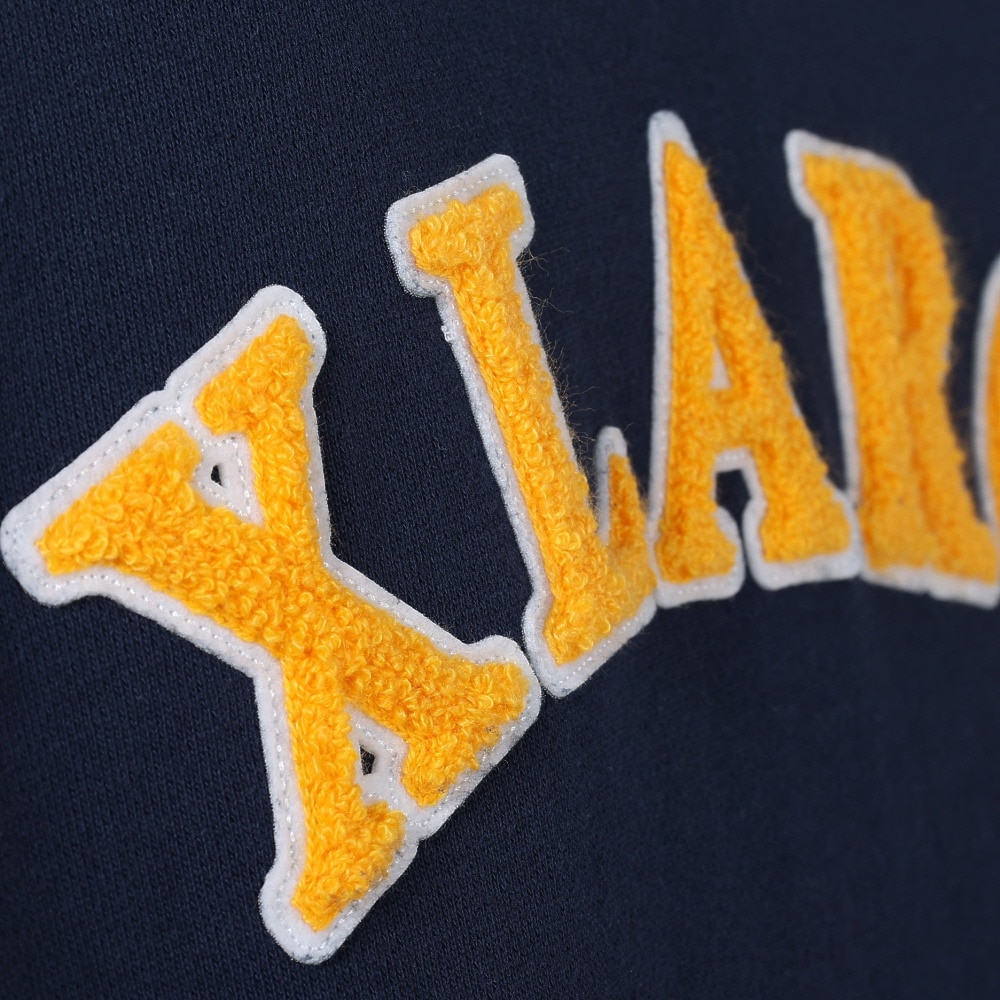 エクストララージ（XLARGE）（メンズ）STRIPED RIB スウェットフーディー 101234012006-NAVY