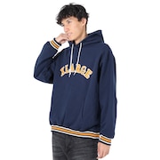 エクストララージ（XLARGE）（メンズ）STRIPED RIB スウェットフーディー 101234012006-NAVY