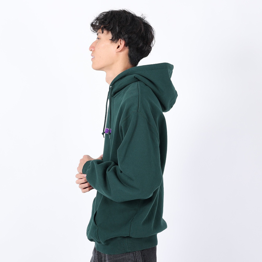 エクストララージ（XLARGE）（メンズ）CHENILLE スタンダード ロゴ スウェットフーディー 101234012009-GREEN