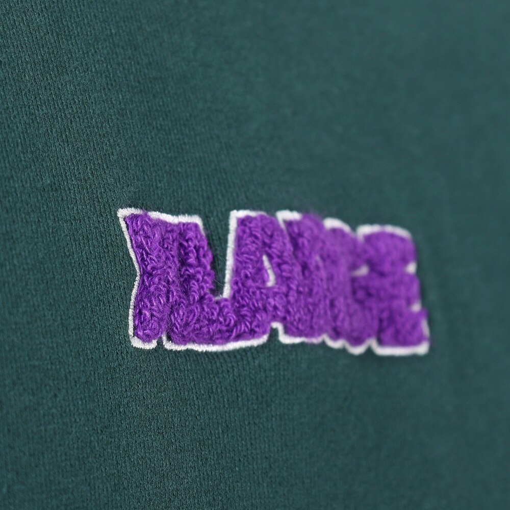 エクストララージ（XLARGE）（メンズ）CHENILLE スタンダード ロゴ スウェットフーディー 101234012009-GREEN