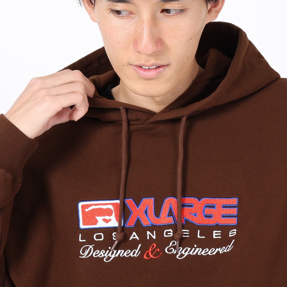 エクストララージ（XLARGE）（メンズ）INC スウェットフーディー 101234012014-BROWN