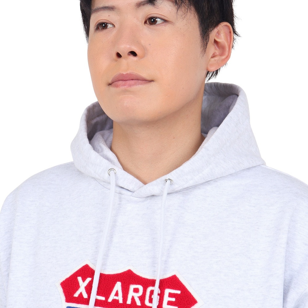 エクストララージ（XLARGE）（メンズ）XL 91 フーデッド スウェットシャツ 101234012023-ASH