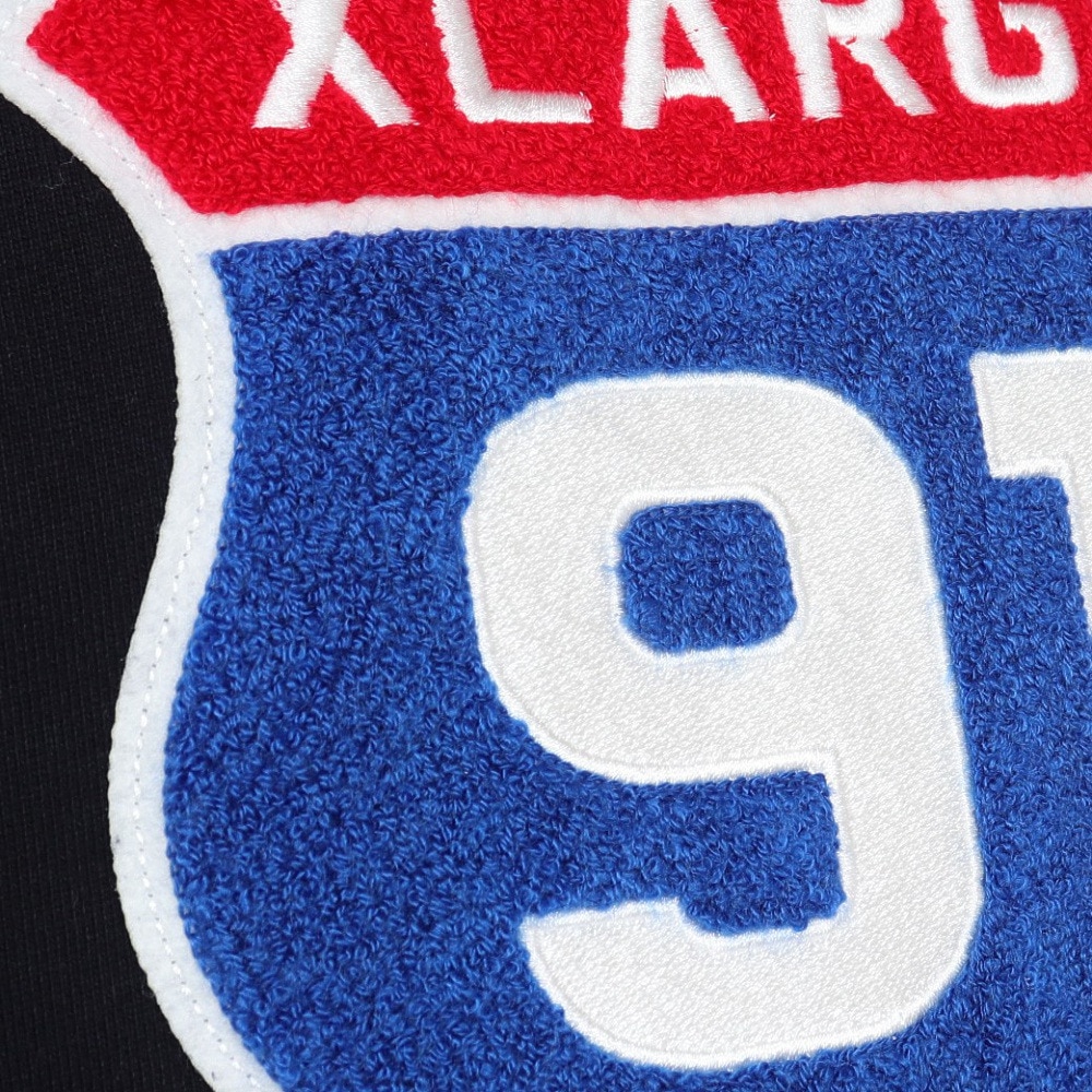 エクストララージ（XLARGE）（メンズ）XL 91 フーデッド スウェットシャツ 101234012023-BLACK