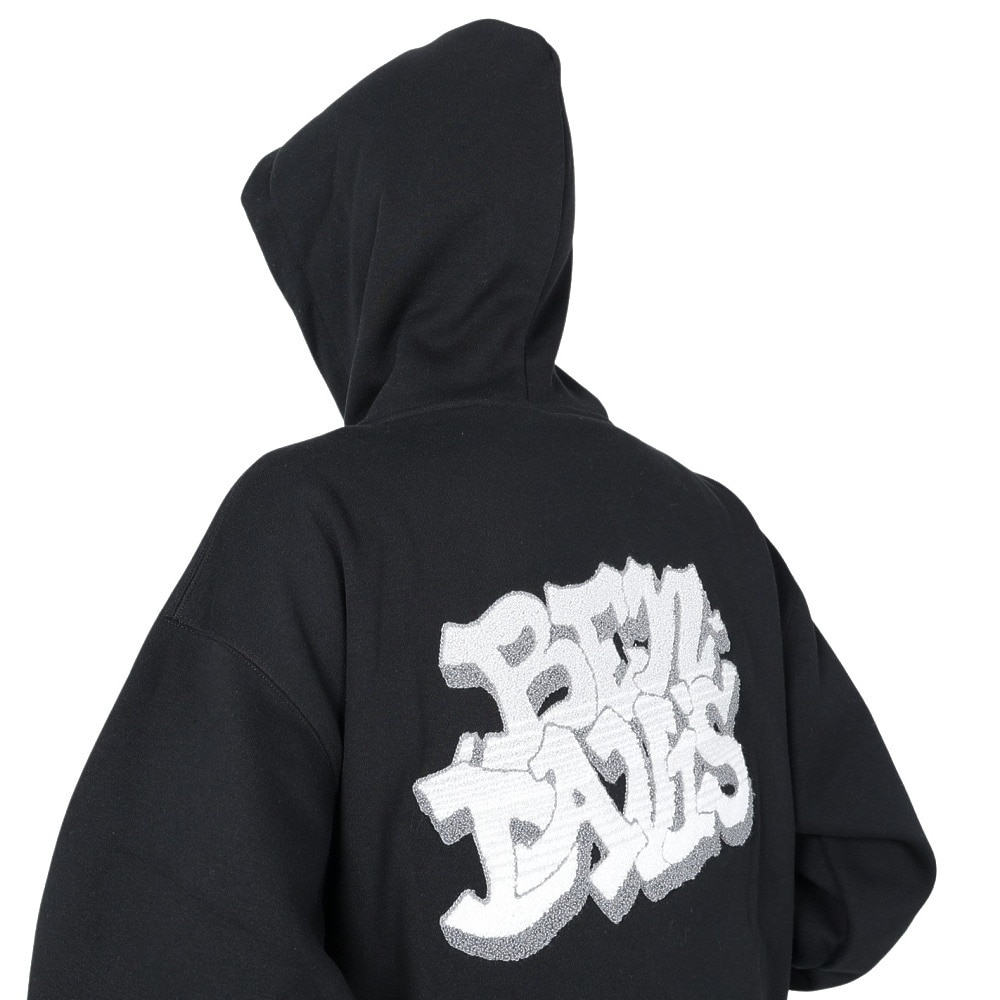 ベンデイビス（BEN DAVIS）（メンズ）スロー アップ フルジップ スウェットフーディー 24380012-01BLK