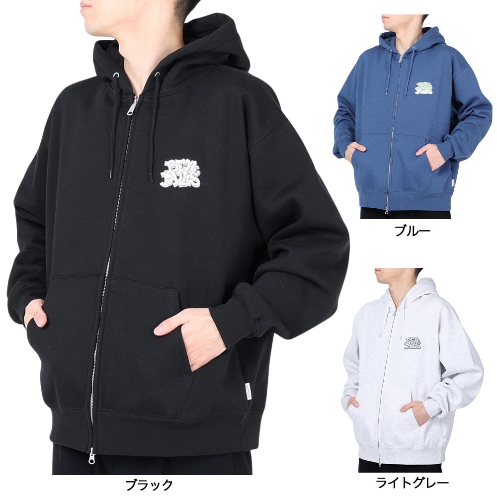 ベンデイビス（BEN DAVIS）（メンズ）スロー アップ フルジップ スウェットフーディー 24380012-69PBL