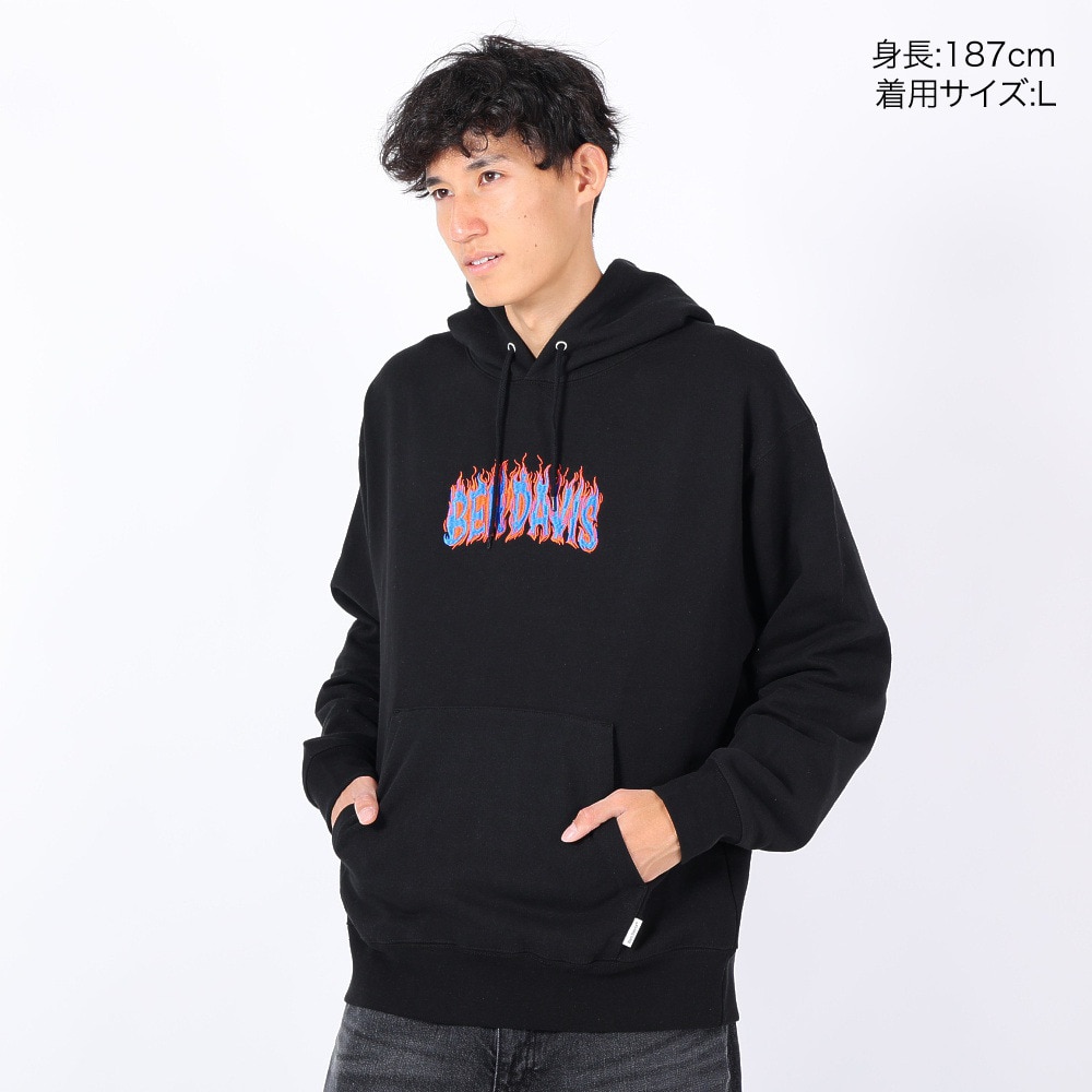 ベンデイビス（BEN DAVIS）（メンズ）BBQ MASTER フーディー 24380016-01BLK