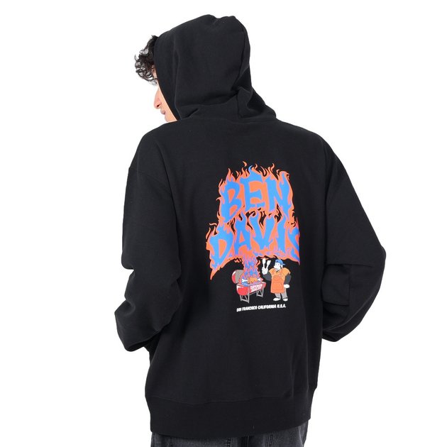 ベンデイビス（BEN DAVIS）（メンズ）BBQ MASTER フーディー 24380016  