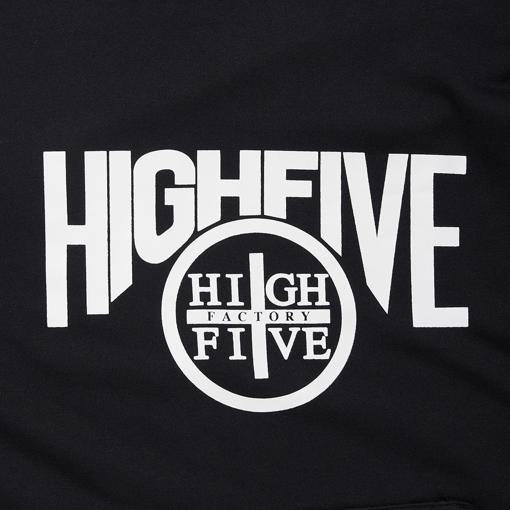 ハイ ファイブ ファクトリー（HIGH FIVE FACTORY）（メンズ）HFF ロゴ スウェット フーディ 88000111 BLK
