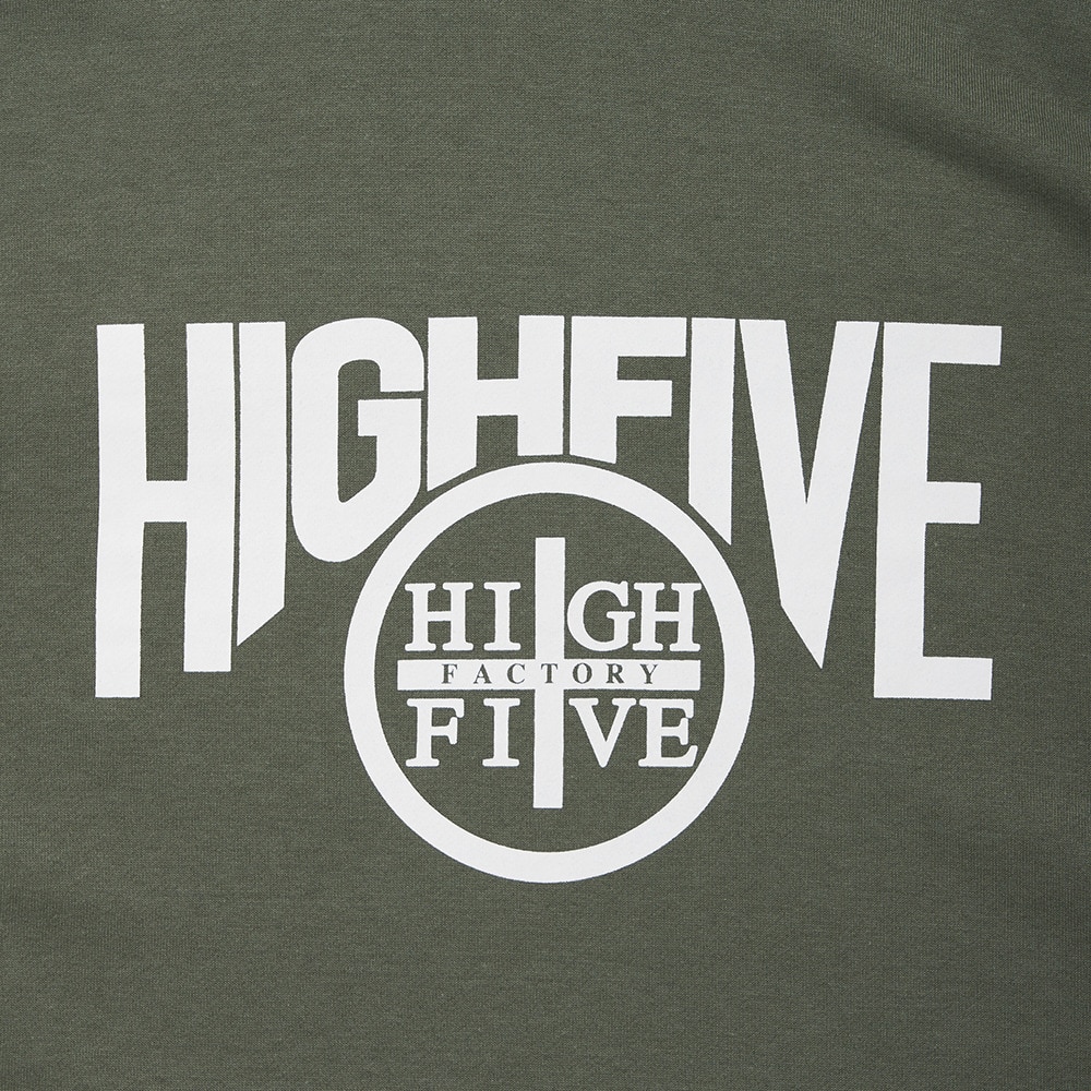 ハイ ファイブ ファクトリー（HIGH FIVE FACTORY）（メンズ）HFF ロゴ スウェット フーディ 88000111 OLV