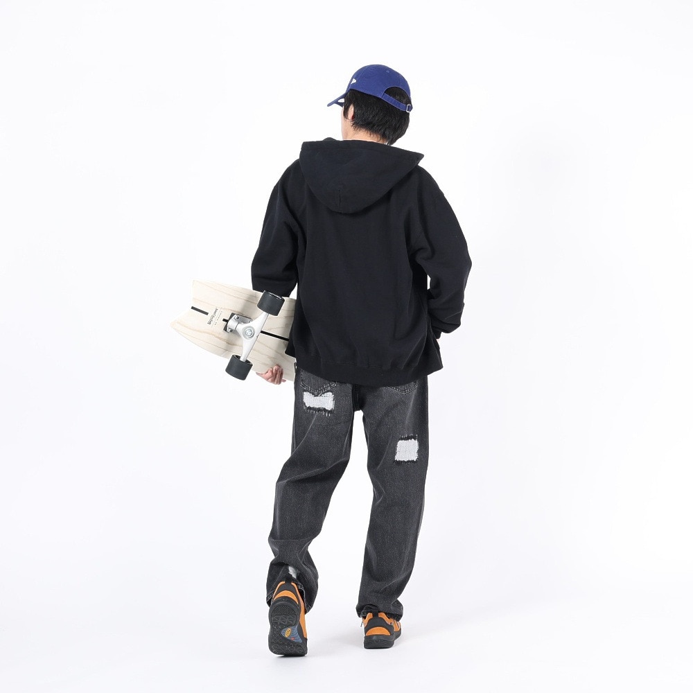 エクストララージ（XLARGE）（メンズ）スタンダードロゴ ジップフーデッドスウェットシャツ 101241012001-BLACK