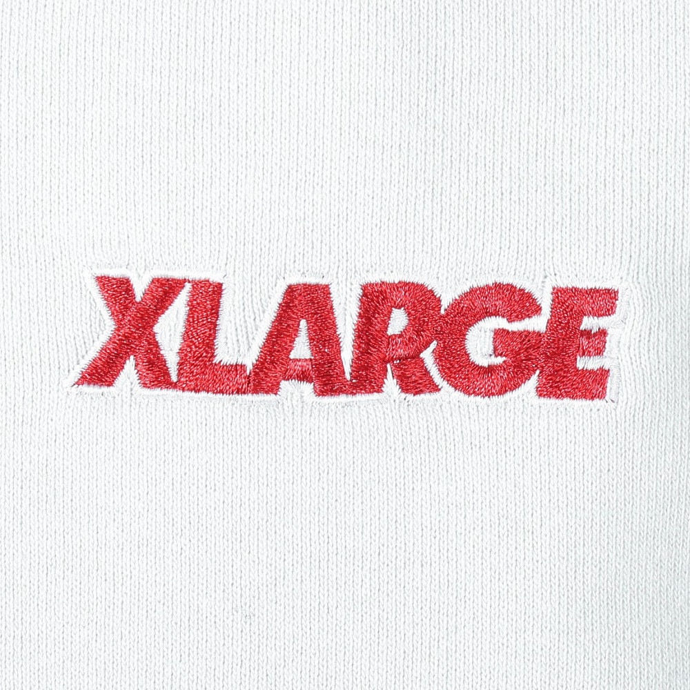 エクストララージ（XLARGE）（メンズ）スタンダードロゴ ジップフーデッドスウェットシャツ 101241012001-GREY