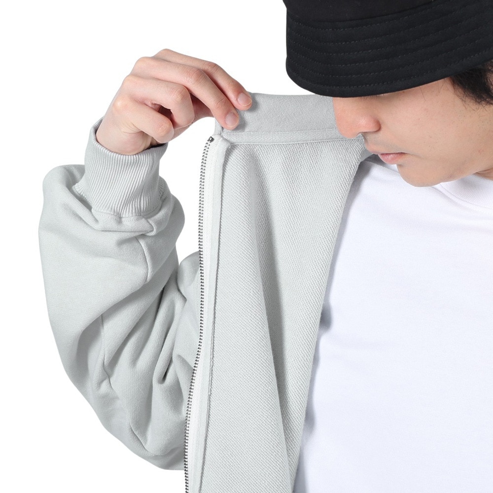 エクストララージ（XLARGE）（メンズ）スタンダードロゴ ジップフーデッドスウェットシャツ 101241012001-GREY