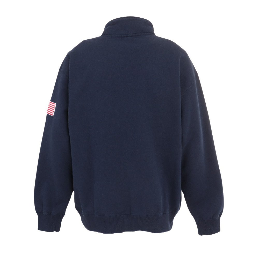 エクストララージ（XLARGE）（メンズ）XLLA ハーフジップ スウェットシャツ 101241012007-NAVY