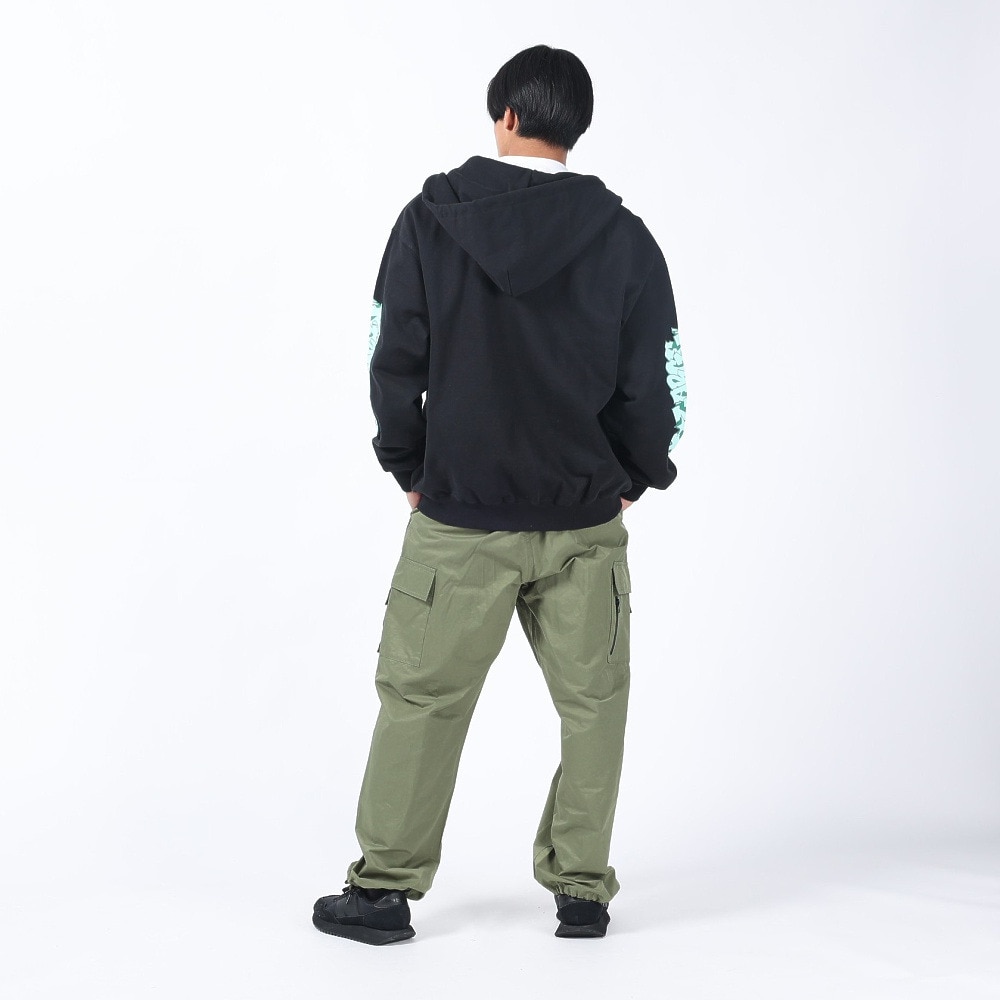エクストララージ（XLARGE）（メンズ）GRAFFITI ジップアップフーディ スウェットシャツ 101241012015-BLACK