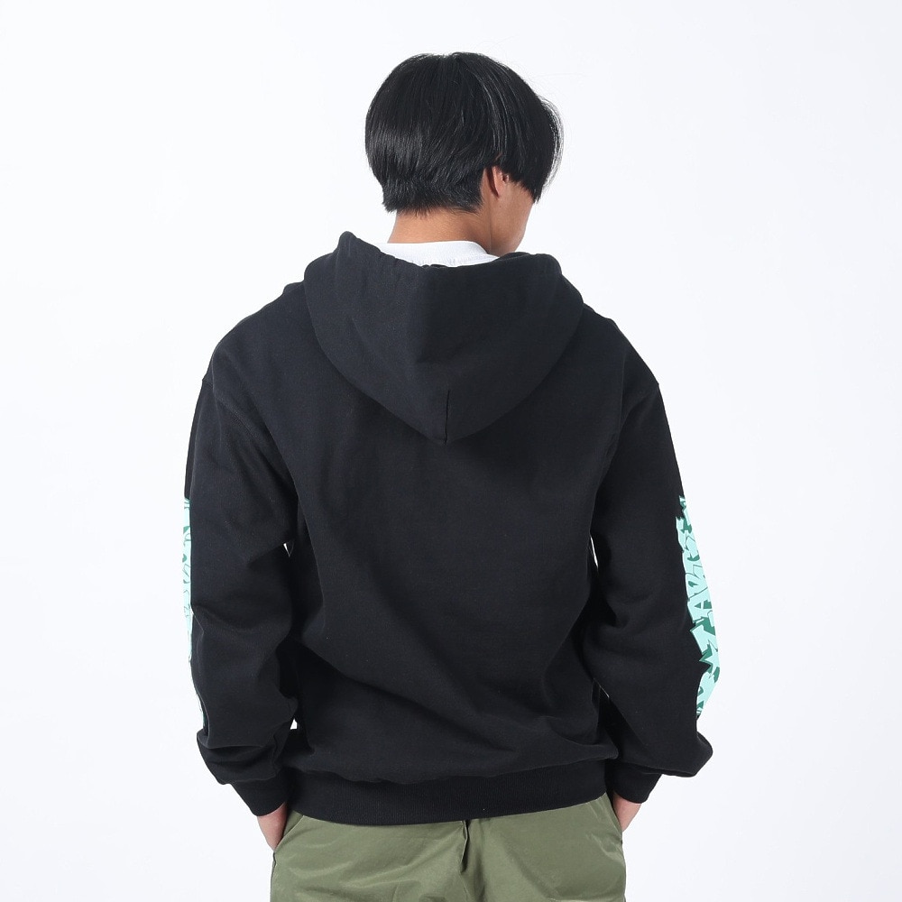 エクストララージ（XLARGE）（メンズ）GRAFFITI ジップアップフーディ スウェットシャツ 101241012015-BLACK