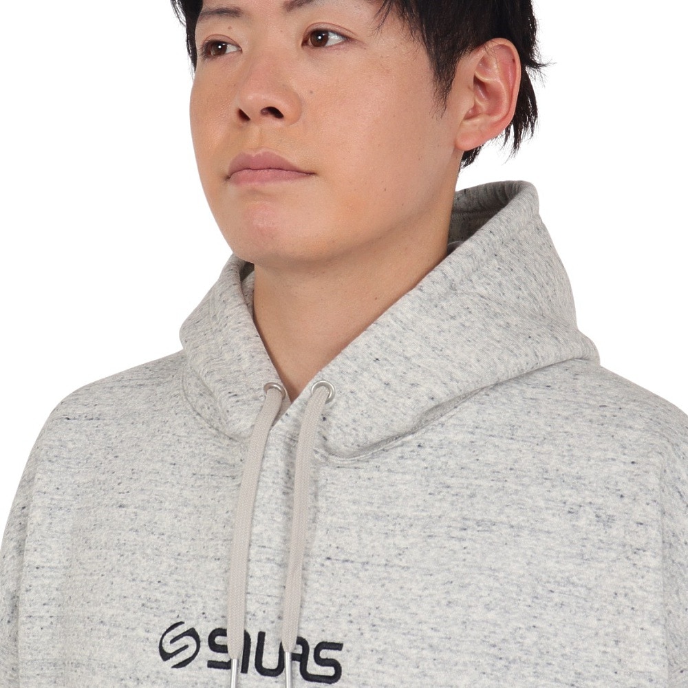 サイラス（SILAS）（メンズ）OLD ロゴベーシックワイド フーディー 110233012008-ASH