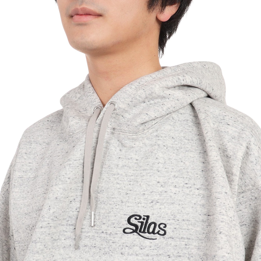 サイラス（SILAS）（メンズ）スクリプト ベーシック ワイド フーディー 110233012009-ASH