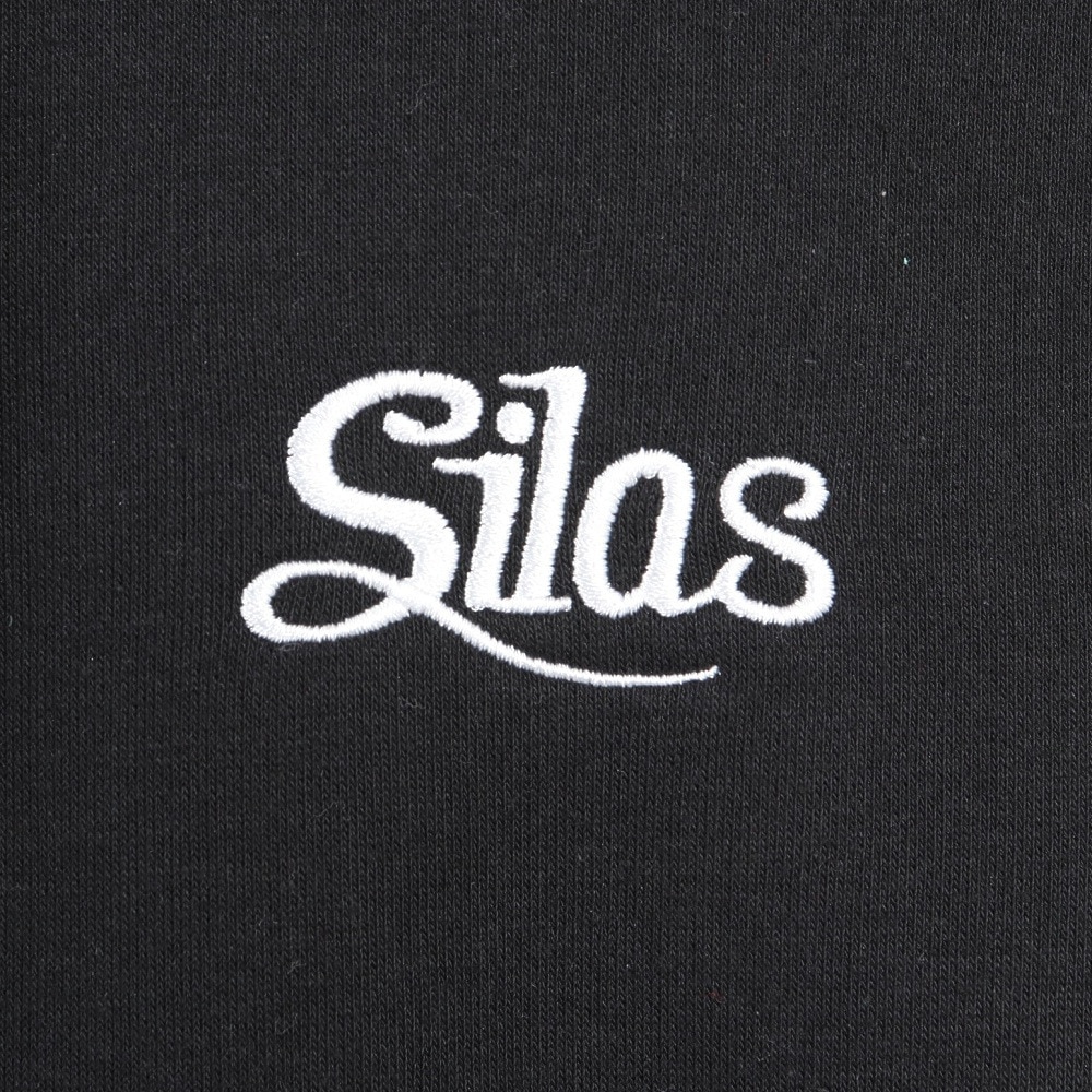 サイラス（SILAS）（メンズ）スクリプト ベーシック ワイド フーディー 110233012009-BLACK