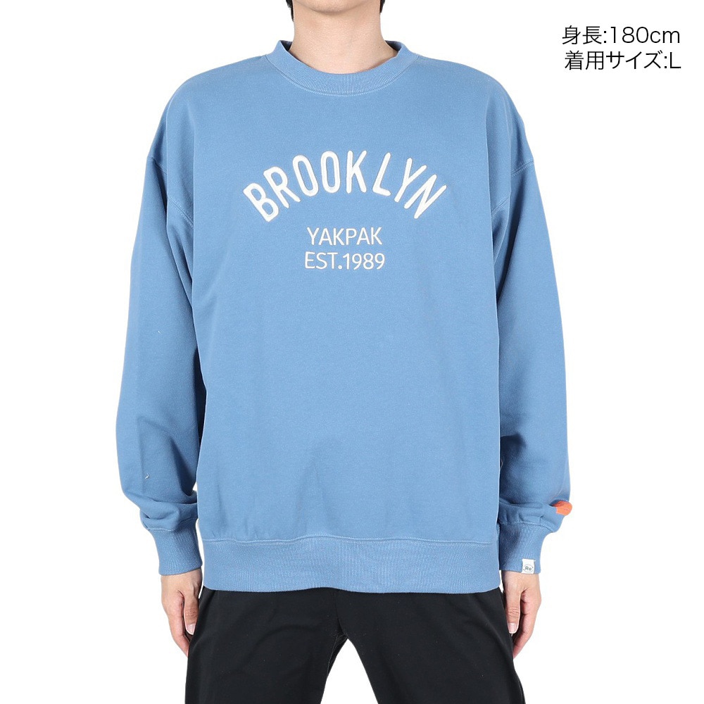 ヤックパック（YAK PAK）（メンズ、レディース）厚盛り刺繍プルオーバー 4310011-67 BLG