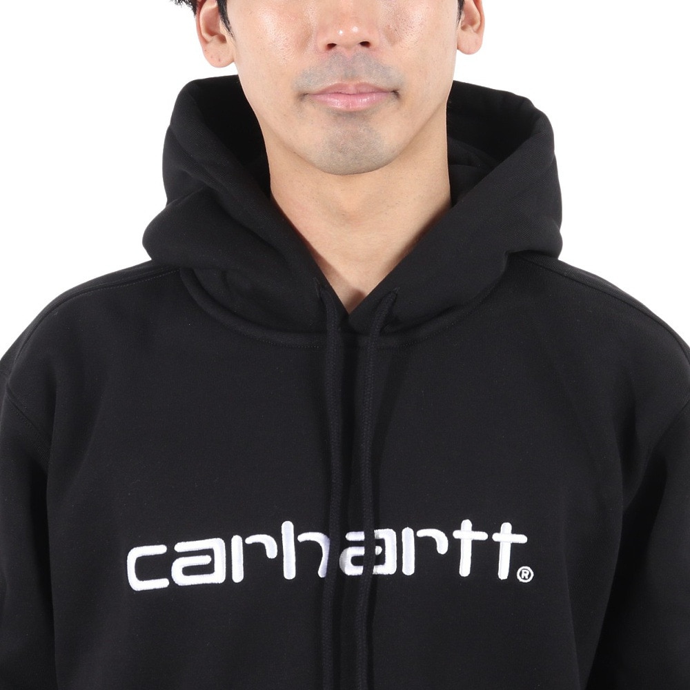 カーハート（CARHARTT）（メンズ）フーデッドカーハートスウェットシャツ I0305470D2XX