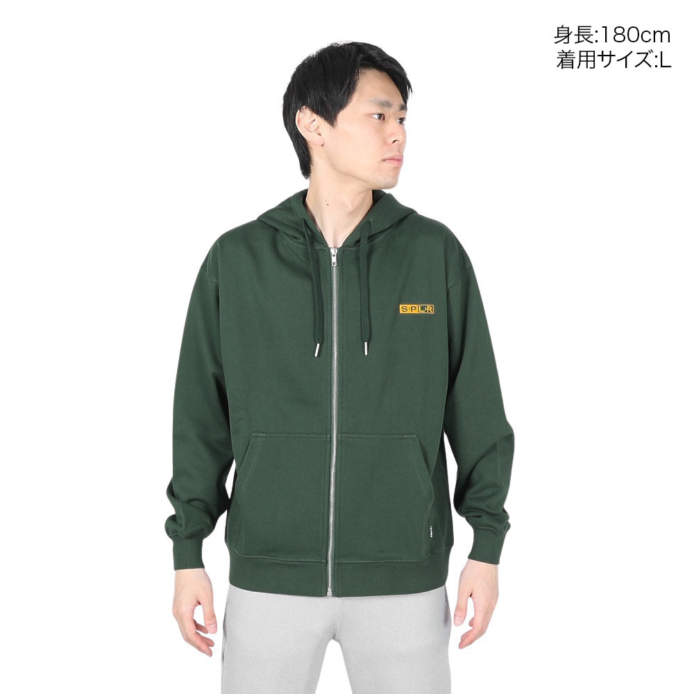 SPLR（SPLR）（メンズ）ロゴ ジップ フーディー 2411-18113-00232