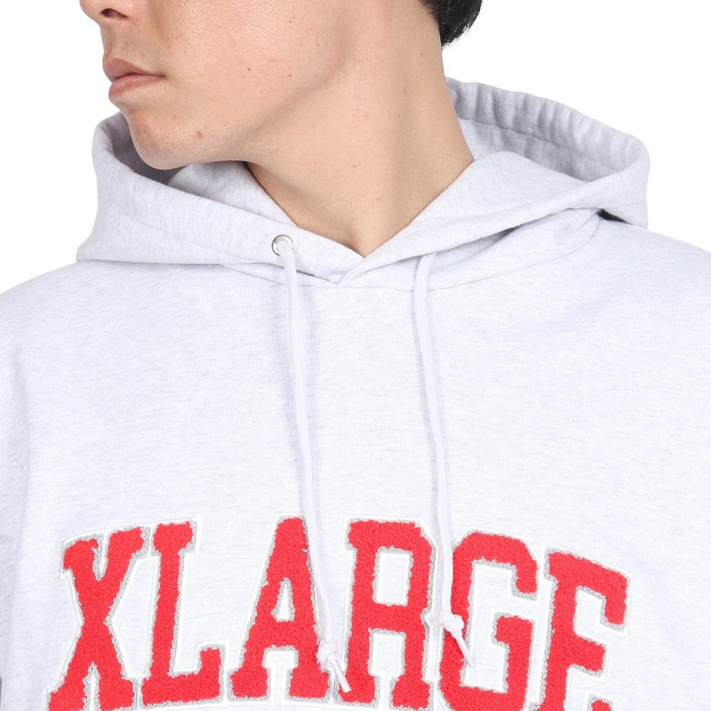 エクストララージ（XLARGE）（メンズ）ARCH ロゴ フーディー スウェットシャツ 101243012011-ASH