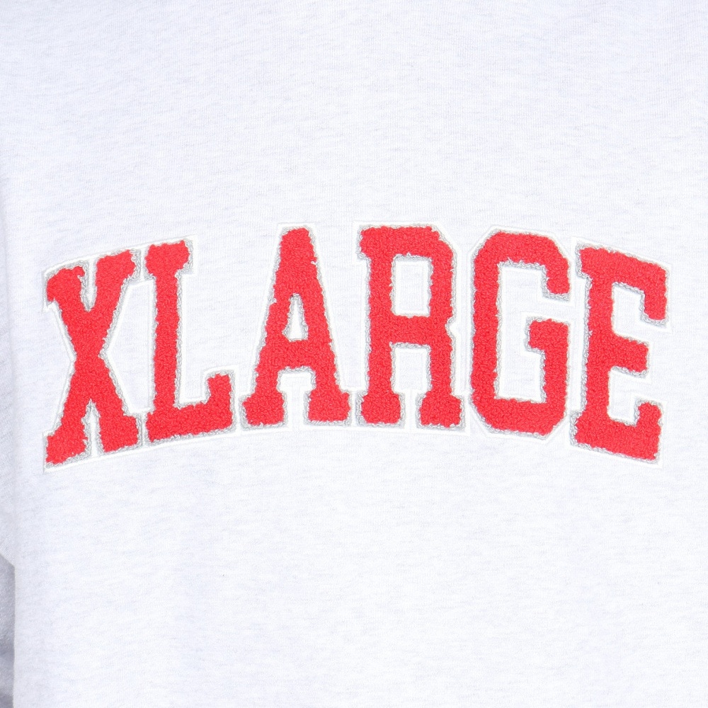 エクストララージ（XLARGE）（メンズ）ARCH ロゴ フーディー スウェットシャツ 101243012011-ASH