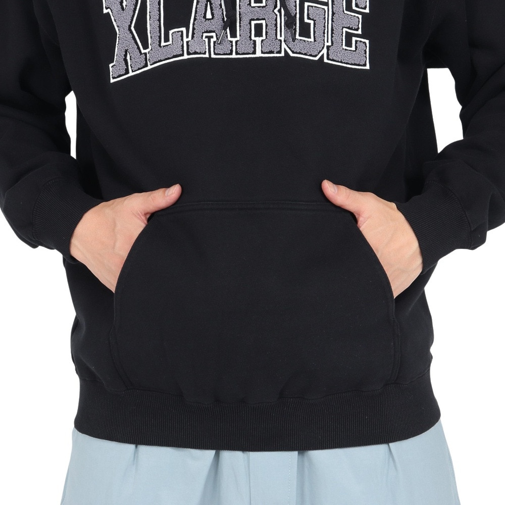 エクストララージ（XLARGE）（メンズ）ARCH ロゴ フーディー スウェットシャツ 101243012011-BLACK