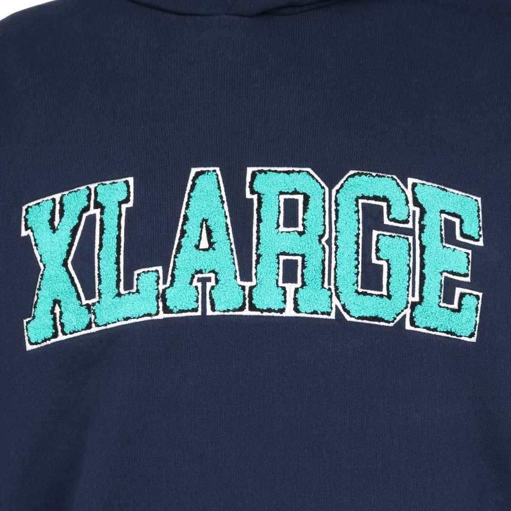 エクストララージ（XLARGE）（メンズ）ARCH ロゴ フーディー スウェットシャツ 101243012011-NAVY