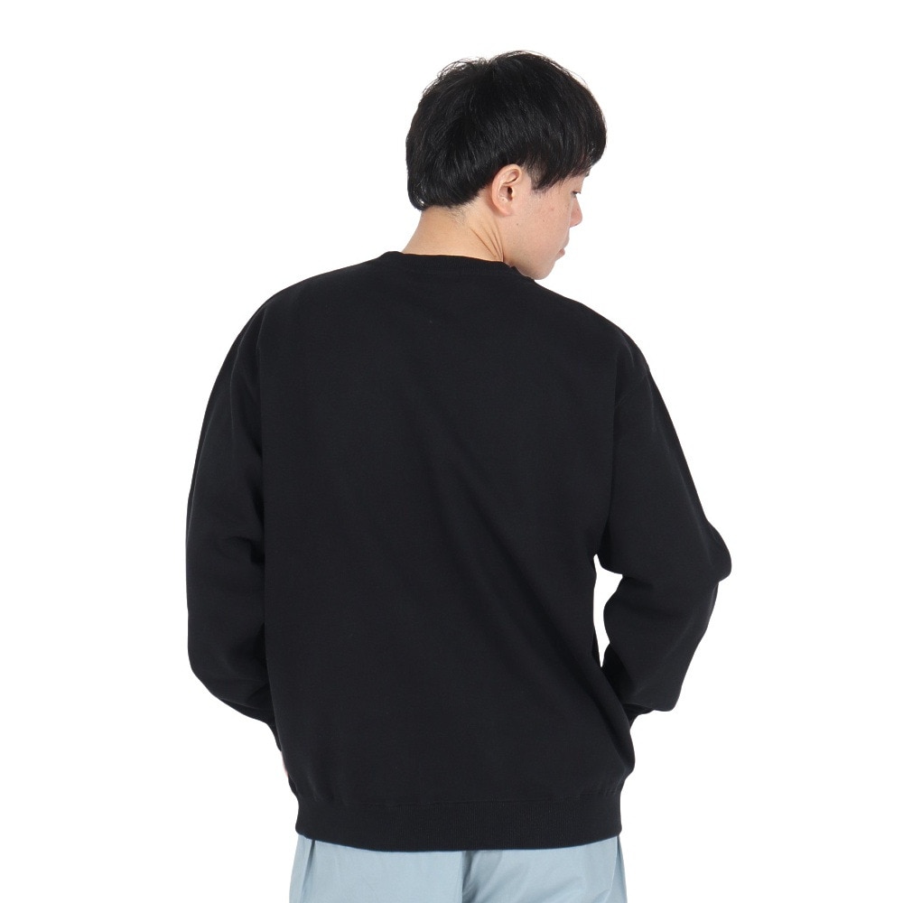 エクストララージ（XLARGE）（メンズ）CHENILLE ロゴ クルーネック スウェットシャツ 101243012016-BLACK