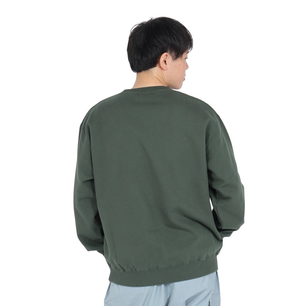 エクストララージ（XLARGE）（メンズ）CHENILLE ロゴ クルーネック スウェットシャツ 101243012016-GREEN