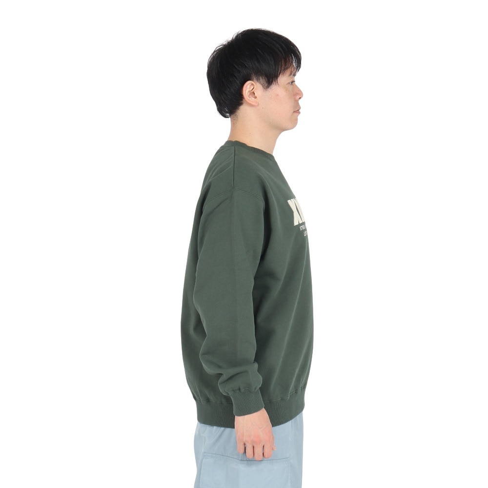エクストララージ（XLARGE）（メンズ）CHENILLE ロゴ クルーネック スウェットシャツ 101243012016-GREEN