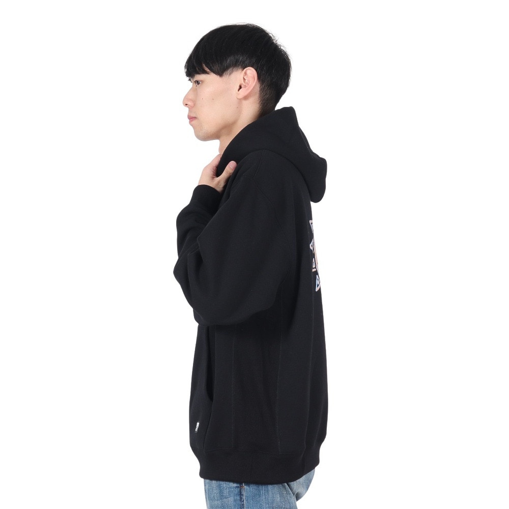 リーフ（REEF）（メンズ）SOLONA スウェット フーディー RFPKM2401-BLK