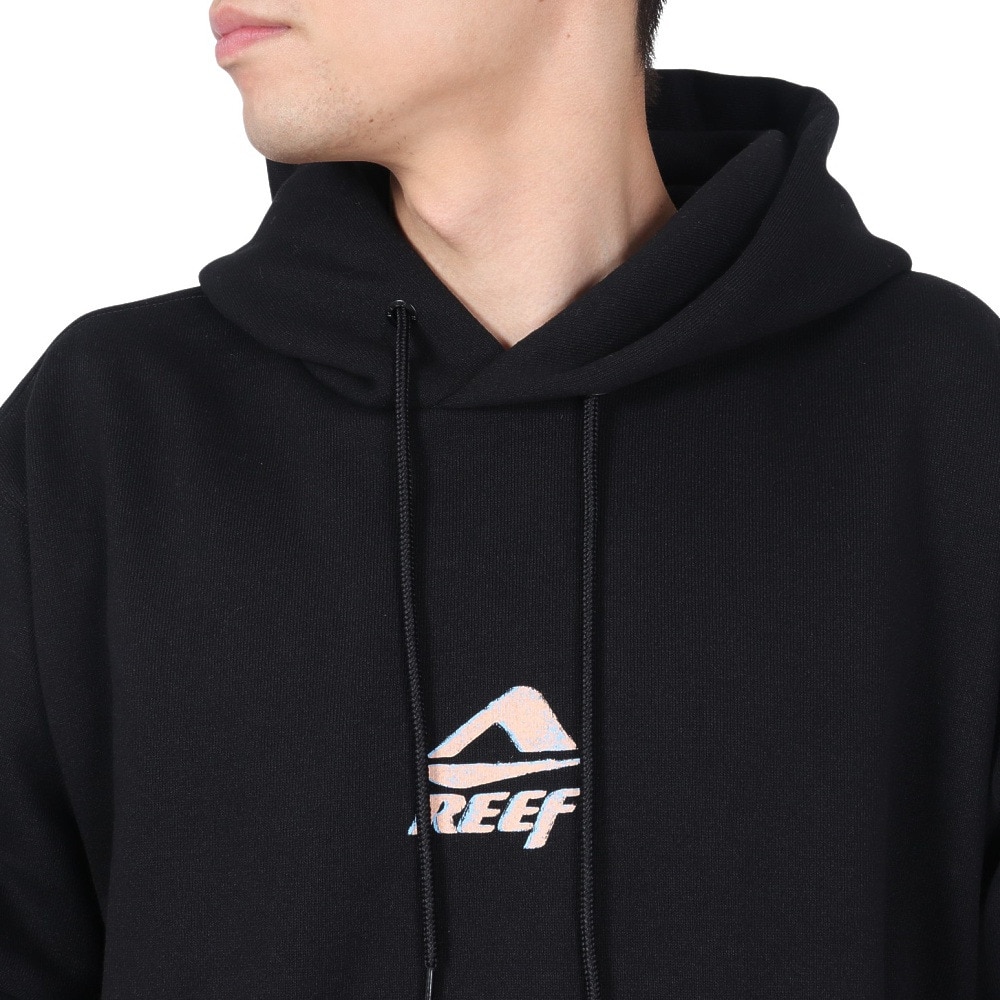 リーフ（REEF）（メンズ）SOLONA スウェット フーディー RFPKM2401-BLK