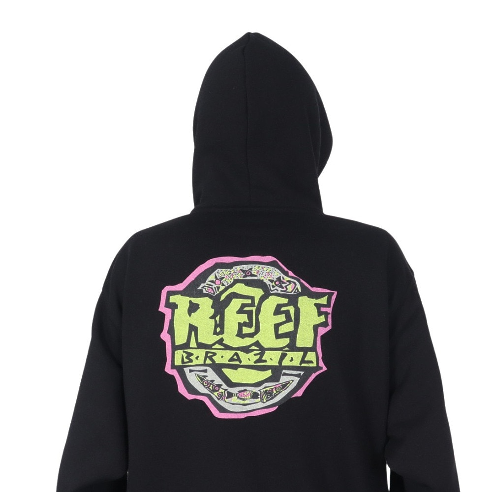 リーフ（REEF）（メンズ）ブラジル スウェット フーディー RFPKM2402-BLK