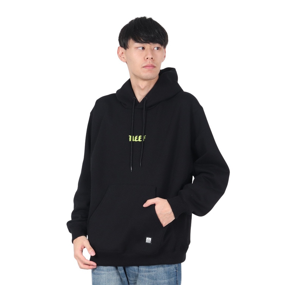 リーフ（REEF）（メンズ）ブラジル スウェット フーディー RFPKM2402-BLK