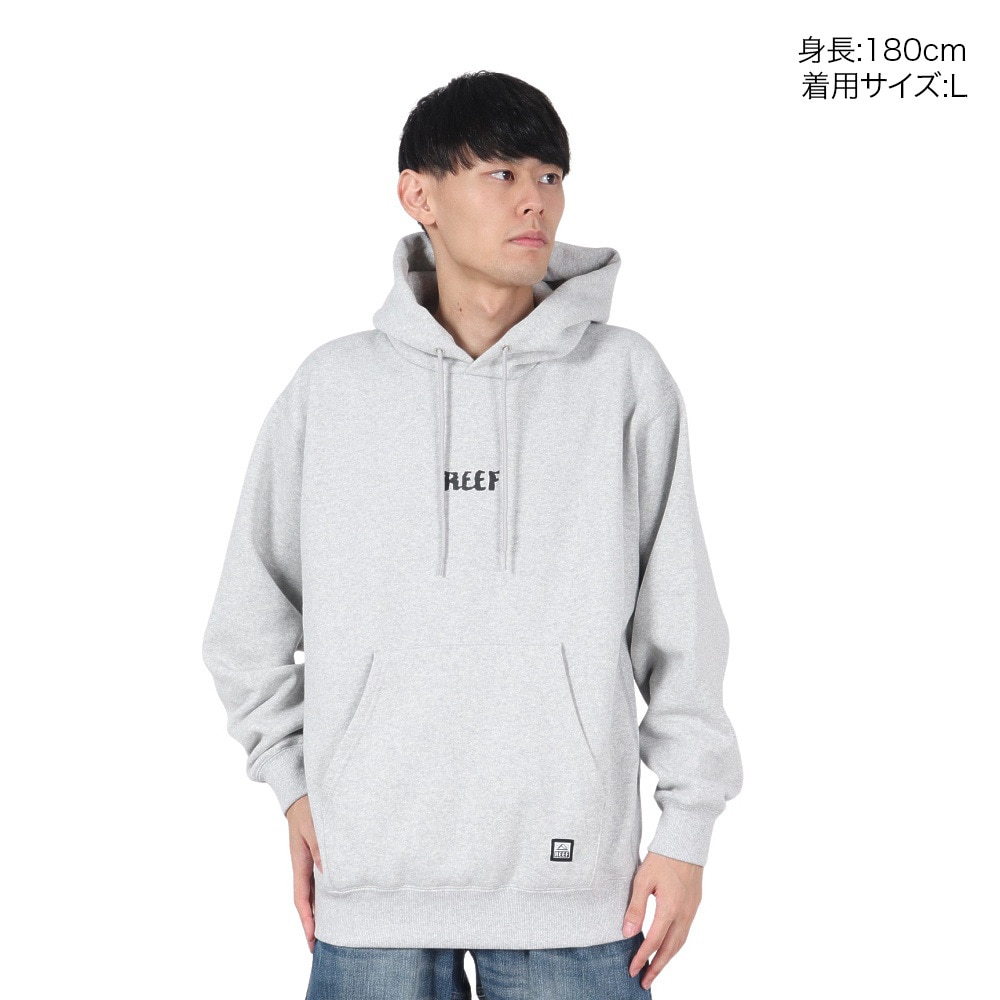 リーフ（REEF）（メンズ）ブラジル スウェット フーディー RFPKM2402-H.GRY