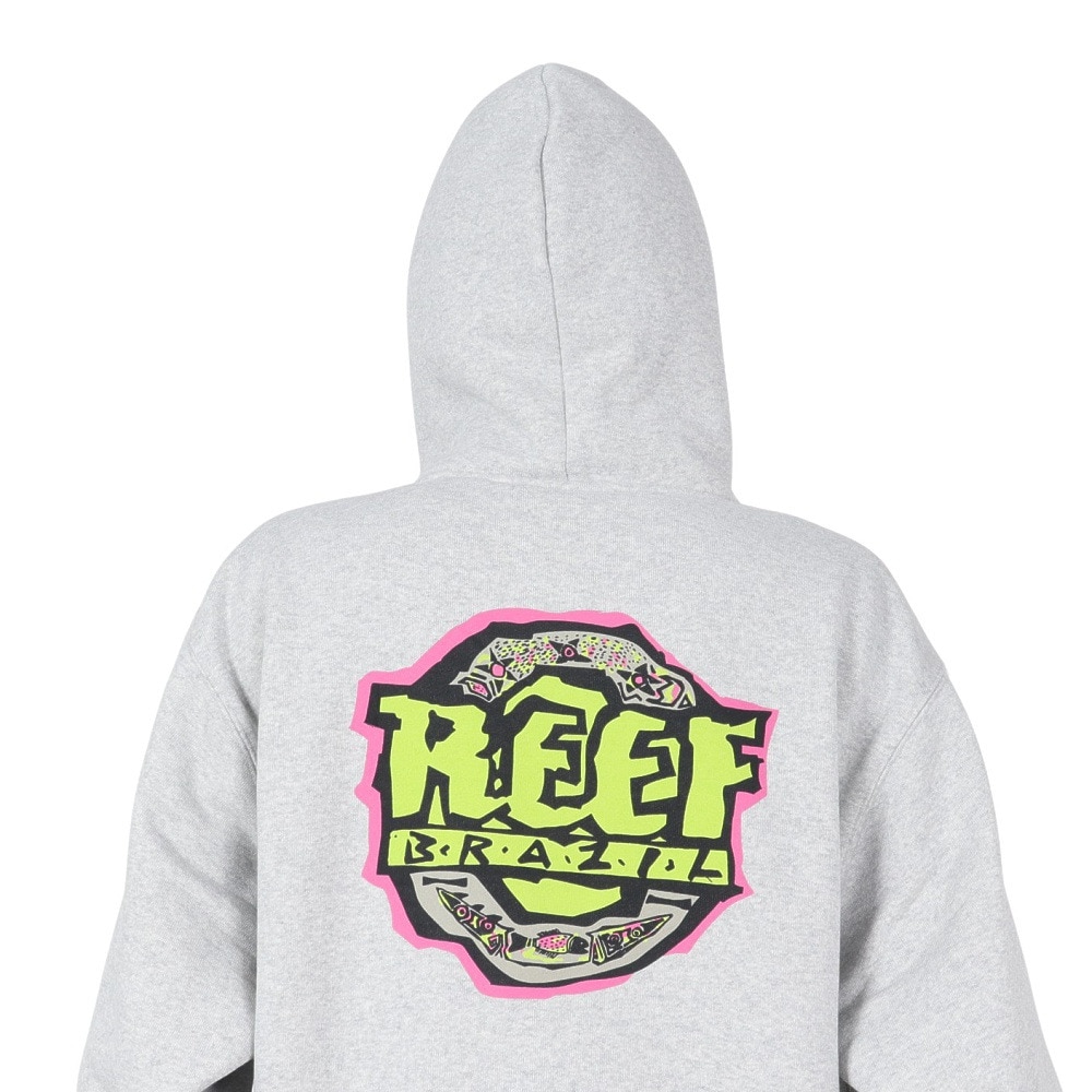 リーフ（REEF）（メンズ）ブラジル スウェット フーディー RFPKM2402-H.GRY
