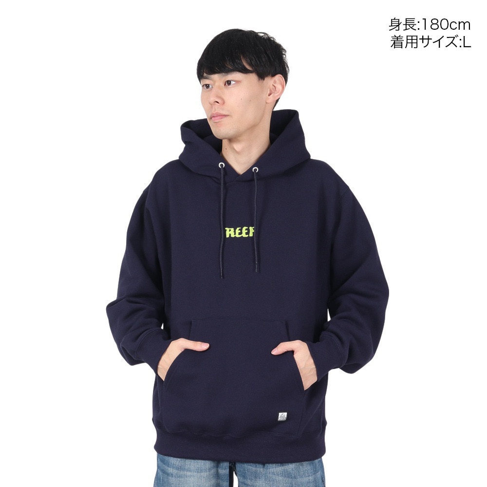 リーフ（REEF）（メンズ）ブラジル スウェット フーディー RFPKM2402-NAV