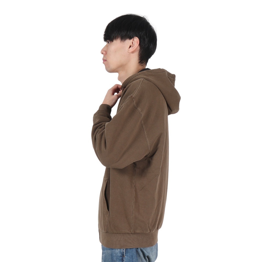 IPD（IPD）（メンズ）スロットル ジップ フーディー IPDZPTH-813-BRW
